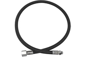 XS Scuba Miflex Low Pressure Braided Hoses - Black, 24"