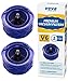 Veva 2-Pack Premium HEPA Filters Compatible with Dyson V6 Absolute Cordless Vacuum - Replacement Part # 966741-01, Captures Allergens for Cleaner Home