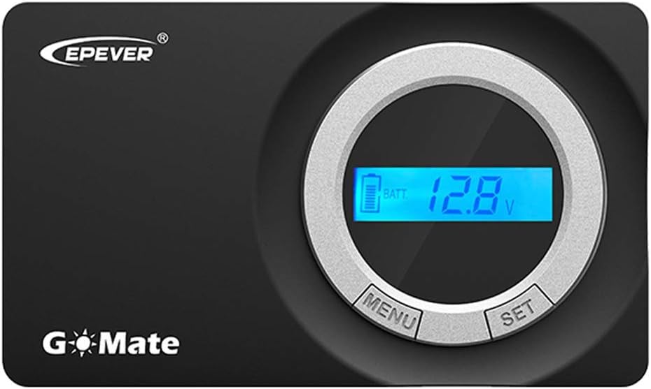 EPEVER 30A 12V/24V Solar Charge Controller 30amp Intelligent Solar Panel Controller with LCD Display, Solar Regulator Night Anti-backwash Protection