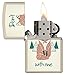Zippo Fox with Me Cream Matte Lighterthumb 3