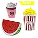 Slow Rising Jambo Squishies by Desire Deluxe Sweet Scented Squishy Mixed Pack Watermelon Coffee PopCorn Ice Cream Milk Squishy Toy USA Prime (Variation - 2)