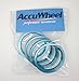 AccuWheel ACHR665-5710M Aluminum Wheel Hub Centric Rings (66.56mm OD to 57.10mm ID) - Pack of 4 Hubrings
