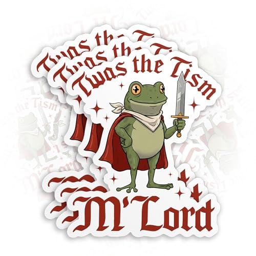 Tism M'Lord Frog Sticker Decal