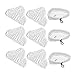 Winomo Replacement Microfiber Pads for H2O X5 Vax S2 Steam Mop 9-pack White