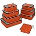Gonex Packing Cubes for suitcase, 9 Set Lightweight Travel Luggage Packing Organizers with Laundry Bags Travel Essentials Travel Bags for Carry on Suitcases