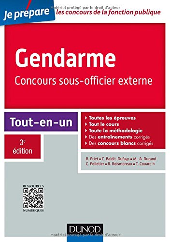 Gendarme - Concours sous-officier externe - 3e éd. - Tout-en-un
