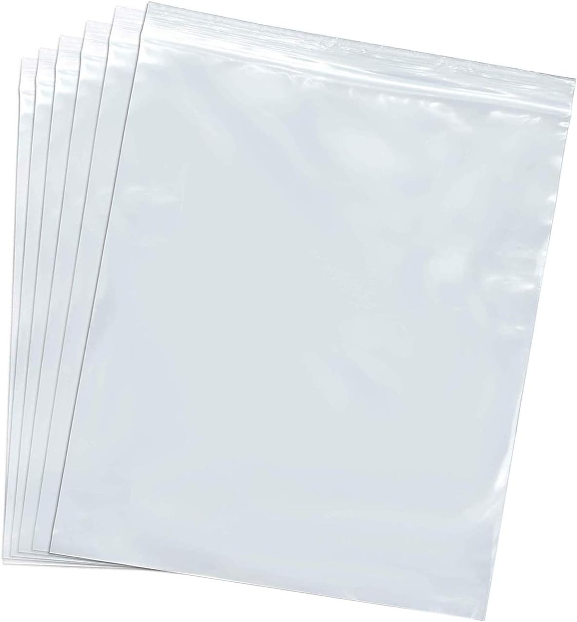 100 Plastic Resealable Grip Seal Bags 7.5" x 7.5" - by FIX-IT
