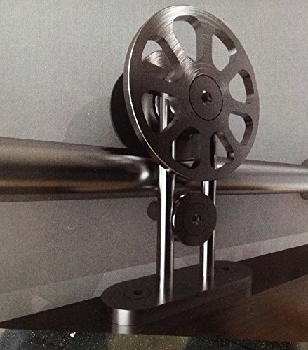Milano Modern Stainless Steel Interior Sliding Barn Door Hardware