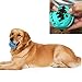 Amuda Pet IQ Interactive Treat Food Dispensing Ball, Non Toxic, Soft Rubber Bouncy Dog Cat Tooth Cleaning Chewing Training Toys Balls