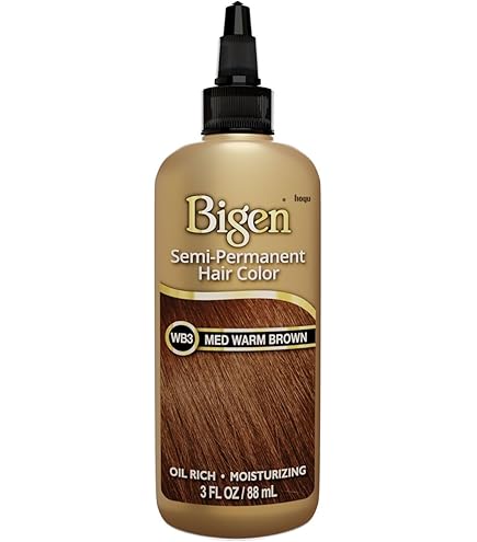 Amazon.com : CHB3 Medium Cherry Brown Bigen Semi Permanent Hair