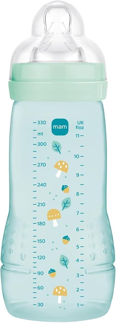 MAM Easy Active 6+ Months Ice Colour Bottle 330ml Ultra-Fast X-Flow