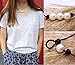 Lepida 4 PCS Choker Necklace Bracelet Set Boho Shell Necklaces Simulated Freshwater Pearl Choker Handmade Beach Cowrie Bracelet Anklet Hawaiian Style Jewelry for Women Girls Kids