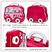 BonnieSun 19pcs Little Girls Pretend Makeup Set Cosmetic Beauty Salon Toy Pretend Dress-up Kit for Toddlers Kids With Mirror