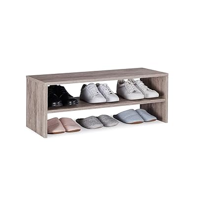 Stackable Tier Shoe Rack Horizontal Shoe Jordan Ubuy
