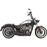 Bassani Pro Street Turn Outs Exhaust Blk 13-14 Victory Boardwalk