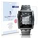 iLLumiShield – Pebble Steel Smartwatch (HD) Blue Light UV Filter Screen Protector Premium High Definition Clear Film / Reduces Eye Fatigue and Eye Strain – Anti- Fingerprint / Anti-Bubble / Anti-Bacterial Shield - Comes With Free LifeTime Replacement Warranty – [2-Pack] Retail Packaging