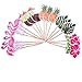 48-Pack Cupcake Toppers For Hawaiian Luau Summer Flamingo birthday Parties Cake Food Decoration Supplies