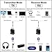 Upgraded USB Bluetooth Transmitter Receiver 3 in 1, Bluetooth 5.0 EDR Adapter Dongle for TV PC Headphones Home Stereo Car, HIFI Wireless Audio Adapter with 3.5mm AUX, USB Power Supply/Plug and Playthumb 1