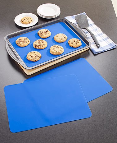 Click Here to See More Images Set of 3 Reusable Baking Sheet Liners