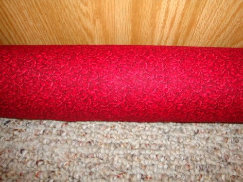 Door Draft, Light, Dust Stopper Natural Fragrant Balsam, Many Colors &amp; Sizes - Quality USA Made (3" x 38", Red Roses)