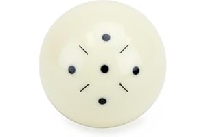 Felson Billiard Supplies Practice Cue Ball, 2.25" Training Cue Balls for Pool, Resin with 9 Markings on Each Ball, Billiard, Game Room & Pool Table Accessories