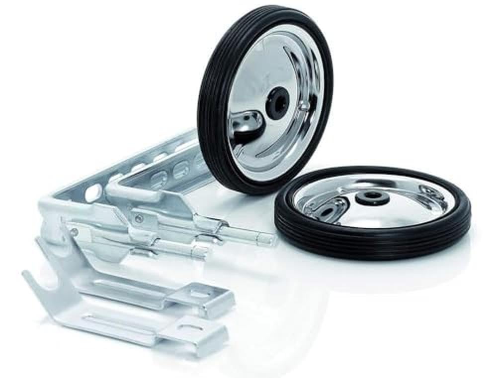 XLC Unisex - Adult Training Wheels TW-S01, Black, Silver, One Size