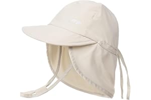 FURTALK Baby Sun Hat with Neck Flap UPF 50+ Adjustable Baby Boys Girls Summer Beach Hat for Traveling Swim Hat