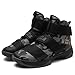 Men's High Top Basketball Shoes Performance Shock Absorption Running Shoes Velcro Sneakers