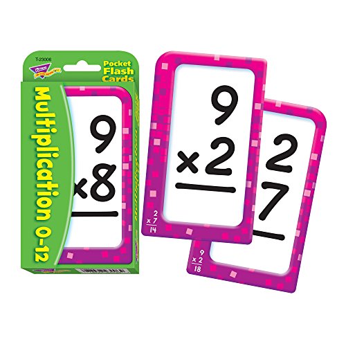 Trend Enterprises Multiplication Pocket Flash Cards