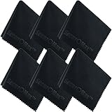 Microfiber Cleaning Cloth 10x10 Inch (6 Pack) for Lens, Eyeglasses, Glasses, Screen, iPad, iPhone, Tablet, Cell Phone - Lint FREE Cleaner Cloths to Clean Camera Lenses, Tablets &amp; TV Screens