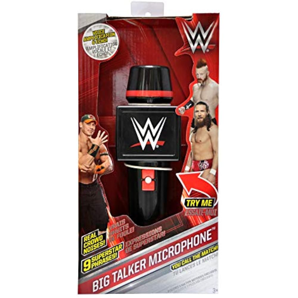 Categories WWE "Big Talker Electronic Microphone Comes Real Wrestling