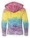 Joe's USA Koloa Surf Co. Girls Rainbow Stripe V-Neck Burnout Hoodies in Youth Sizes S-XL