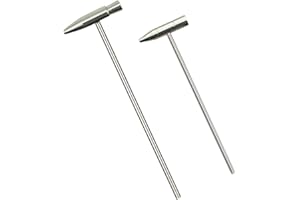 KANNONY WIND Small Hammer for Tuning Kalimba Thumb Piano, Craft hammer Mallet for Toy Building Projects, Jewelry, Watch Band, Handcraft, Lightweight Hammer for Women and Children, 2 Pcs