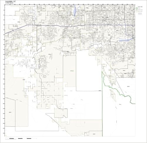 Avondale Az Zip Code Map Avondale, Az Zip Code Map Not Laminated: Amazon.com: Office Products