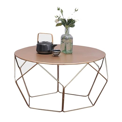 Lcxliga Metal Side Tables With For Living Room Round Coffee End