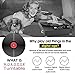 Turntable Vinyl Record Player Support Wireless Record Player Built in Stereo Speakers Turntable Vinyl Records 3 Speed Turntable Player Support Vinyl-to-MP3thumb 1