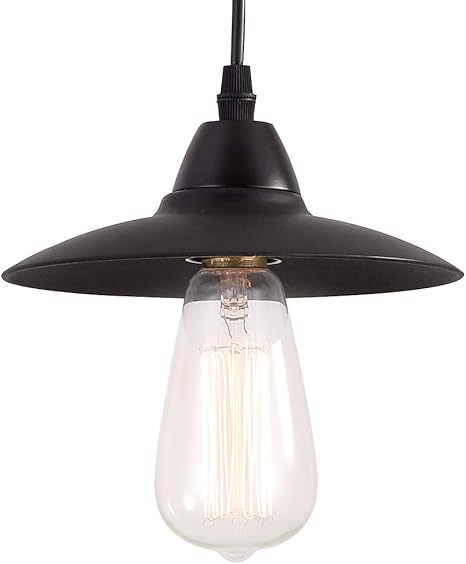 Amazon Com Pendant Light Black Pendant Lighting For Kitchen