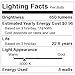Triangle Bulbs (Pack Of 4) 8-Watt (65-Watt) BR30 LED Flood Light Bulb, Dimmable, UL Listed, Energy star certified,