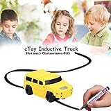 Dickin Children Mini Creative Drawn Line Follow Electric Inductive Toy Car Push & Pull Toys(Only 1 x Car Random Color)