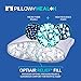 Pillow of Health CHOICE Adjustable Pillow, Queen Size 20x30, Custom Firmness, Hypoallergenic, Antimicrobial, Cooling Wickable Cover, Certi-pur High Resilance Foam & OptiAir Fill