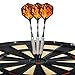 Sametop Soft Tip Darts Set 12 Packs Darts 16 Grams with 5 Style Flights, Aluminum Shafts, Silver Steel Barrels, 100 Dart Tips and Darts Tool