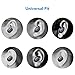 True Wireless Earbuds, Fnova Dual Bluetooth Headphones Mini Twins Sweatproof Headset In-Ear V4.2 Earpieces Earphones with Built-in Mic and Charging Case for iPhone Android Samsung iPad, Black