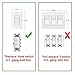 Faryuan Smart Wi-Fi Touch Panel Wall Switch Remote Control Timing Function with Smartphone Compatible with Alexa (three way switch)