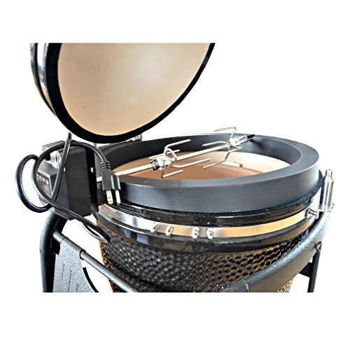 Onlyfire Rotisserie Kit for CharGriller Akorn Kamado Kooker Grill and