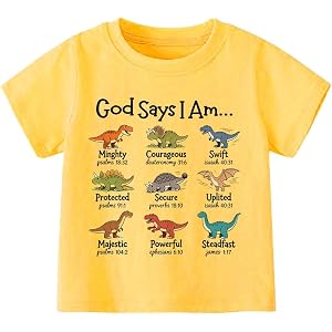 ZEVONIKA Boys Short Sleeve T-Shirt Cotton Crewneck Graphic Tee for 3-7T Kids Summer Casual Tops