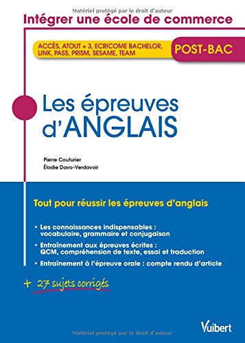 Les  épreuves d'anglais