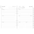 newestor 2025-2026 Weekly & Monthly Planner Refill for A5 Ring Binder, Jul 2025 to Jun 2026, A5 Size, 6 Holes