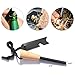 DELERKE Ferro Rod Fire Starter - Multifunction Magnesium Fire Starter Rod with Wood Handle