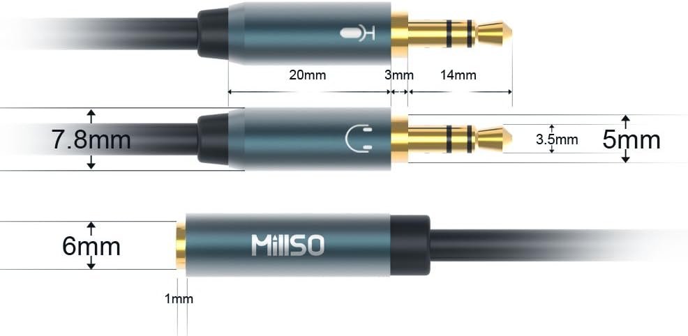 MillSO 3.5mm Headset Splitter - Image 5