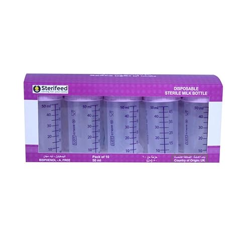 disposable bottles and teats